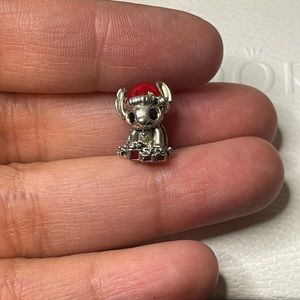 Sterling Silver Disney Stitch Christmas Pandora Charm